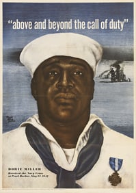 (MILITARY--WORLD WAR TWO.) "Above and Beyond the Call of Duty": Dorie Miller Received the Navy Cross