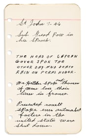 (RELIGION.) Papers of a bishop with the Church of God in Christ.