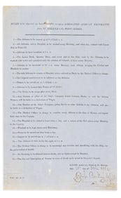 (SLAVE TRADE.) Rules to be Observed on Board Ships Carrying Liberated African Emigrants from St.