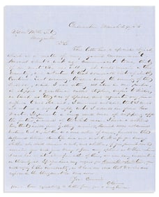 (SLAVERY.) Extensive letters discussing 3 enslaved people who had been loaned from North Carolina to