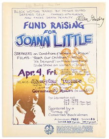 (WOMEN'S HISTORY.) Black Woman Raped by Prison Guard Defends Self . . . Fund Raising for Joann