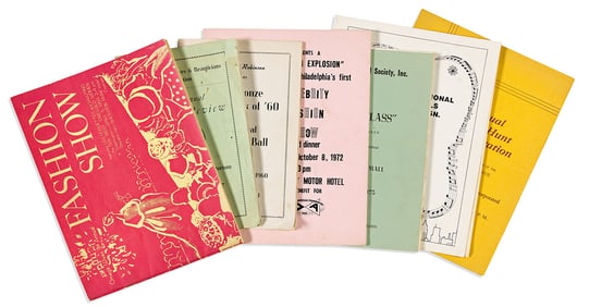 (WOMEN'S HISTORY--BEAUTY.) Group of six beauty programs.