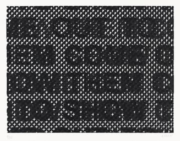 GLENN LIGON (1960 - ) Detail.