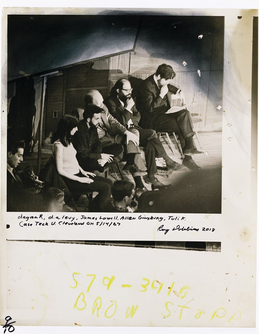 RAY DOBBINS (1947-2021) Photograph of Allen Ginsberg and The Fugs. 1967 (1 of 1)