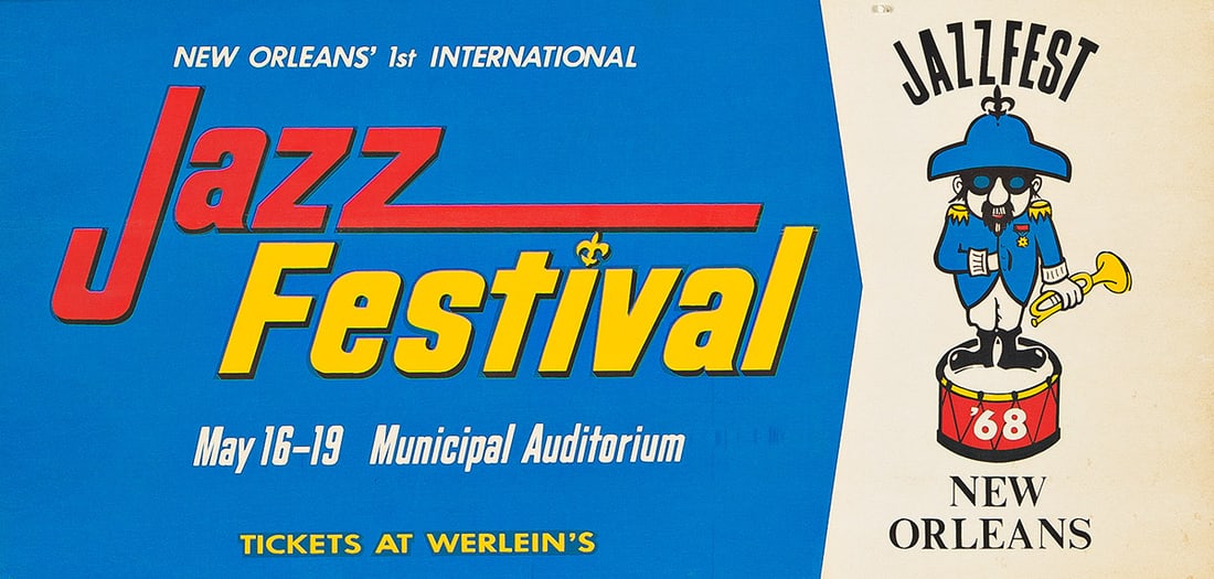 DESIGNER UNKNOWN New Orlean's 1st International Jazz Festival. (1 of 1)