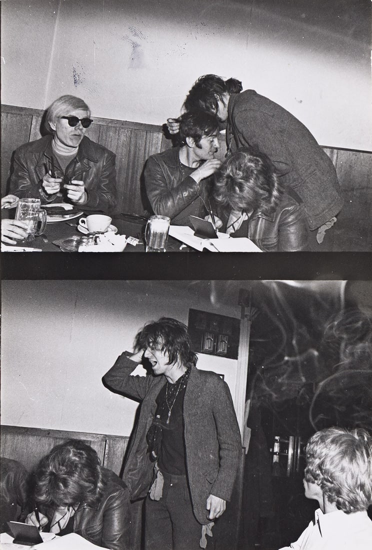 BILLY NAME (1940-2016) Group of three photographs from Max's Kansas City depicting Andy Warhol: BILLY NAME (1940-2016) Group of three photographs from Max's Kansas City depicting Andy Warhol, Brigid Berlin, Nico, Ondine, and Rene Ricard. 1968. Silver prints, the images measuring 159x114 mm; 6