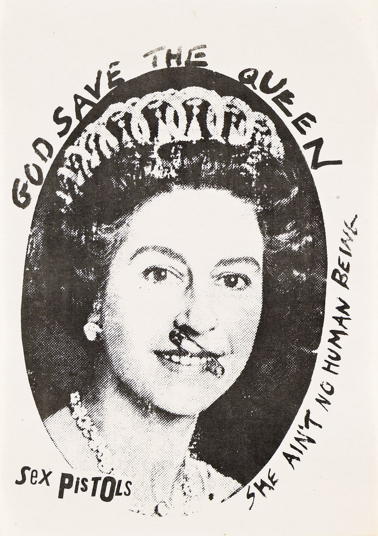 JAMIE REID (1947-2023) God Save the Queen Flyer. (1 of 1)
