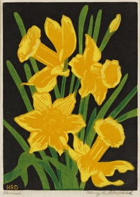 HENRY R. DIAMOND (1896 - 1989) Narcissi.