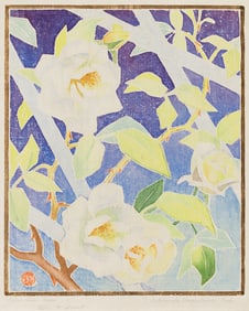 ELLA SOPHONISBA HERGESHEIMER (1873 - 1943) Silver Moon Roses.