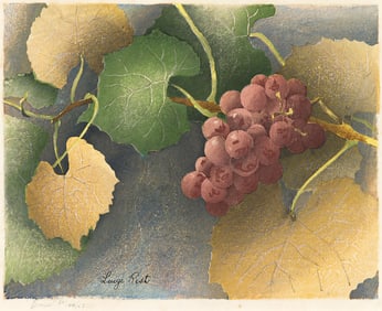 LUIGI RIST (1888 - 1959) Grapes.