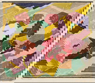 BLANCHE LAZZELL (1878 - 1956) Petunia Planes.