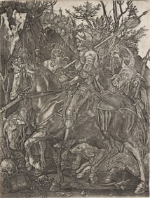 ALBRECHT DÜRER (AFTER) Knight, Death and the Devil.