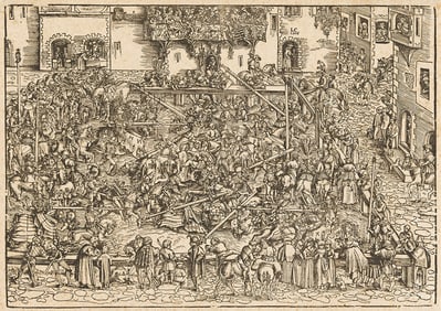 LUCAS CRANACH (1472 - 1553) The First Tournament.