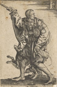 HEINRICH ALDEGREVER (1502 - 1562) Large Wedding Dancers.