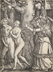 HEINRICH ALDEGREVER (1502 - 1562) The Expulsion from Paradise.