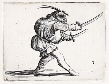 JACQUES CALLOT (1592 - 1635) Varie Figure Gobbi.