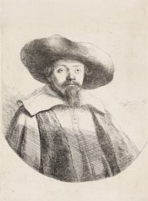 REMBRANDT VAN RIJN (1606 - 1669) Samuel Manasseh Ben Israel.