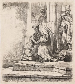 REMBRANDT VAN RIJN (1606 - 1669) The Return of the Prodigal Son.
