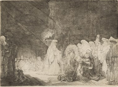 REMBRANDT VAN RIJN (1606 - 1669) The Presentation in the Temple.