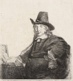 REMBRANDT VAN RIJN (1606 - 1669) Jan Asselyn, Painter.