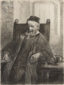 REMBRANDT VAN RIJN (1606 - 1669) Jan Lutma, Goldsmith.