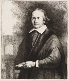 REMBRANDT VAN RIJN (1606 - 1669) Jan Antonides van der Linden, Physician.