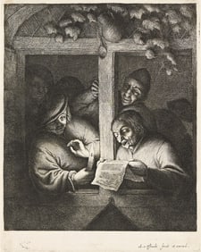ADRIAEN VAN OSTADE (1610 - 1685) The Singers.