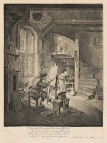 ADRIAEN VAN OSTADE (1610 - 1685) The Painter.