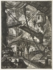 GIOVANNI B. PIRANESI (1720 - 1778) The Drawbridge.