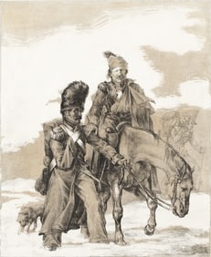 THÉODORE GÉRICAULT (1791 - 1824) Retour de Russie.