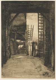 JAMES A. M. WHISTLER (1834 - 1903) The Lime-Burner.