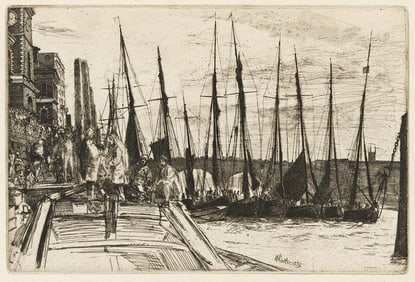 JAMES A. M. WHISTLER (1834 - 1903) Billingsgate.