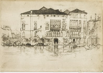 JAMES A. M. WHISTLER (1834 - 1903) The Palaces.