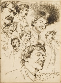 MORTIMER L. MENPES (1855 - 1938) Whistler: Eight Faces.