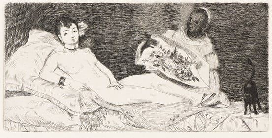 ÉDOUARD MANET (1832 - 1883) Olympia.