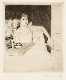 MARY CASSATT (1844 - 1926) Tea.