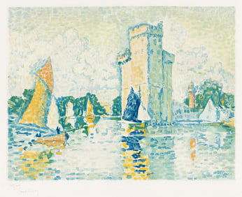 PAUL SIGNAC (AFTER) Le Port de la Rochelle.