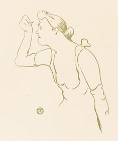 HENRI TOULOUSE-LAUTREC (1864 - 1901) Paula Brébion.