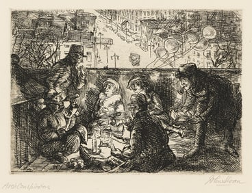 JOHN SLOAN (1871 - 1951) Arch Conspirators.
