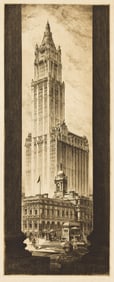 JOHN TAYLOR ARMS (1887 - 1953) An American Cathedral (The Woolworth Building).