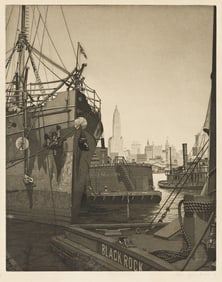 JOHN TAYLOR ARMS (1887 - 1953) Early Morning, North River.