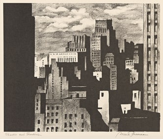 MARK FREEMAN (1908 - 2003) Shades and Shadows.