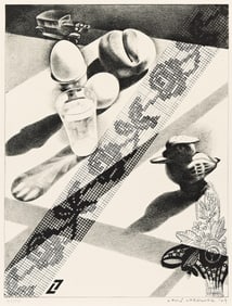LOUIS LOZOWICK (1892 - 1973) Breakfast.