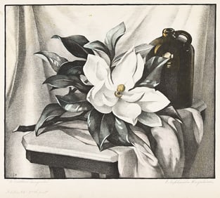 ELLA SOPHONISBA HERGESHEIMER (1873 - 1943) A Southern Magnolia.