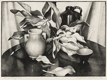 ELLA SOPHONISBA HERGESHEIMER (1873 - 1943) The Dead Magnolia.