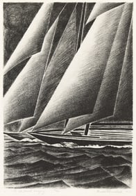 ARNOLD RÖNNEBECK (1885 - 1947) So She Passed Swaying.