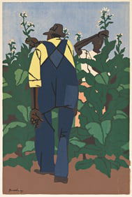 ROBERT GWATHMEY (1903 - 1988) Topping Tobacco.