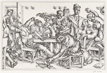 PAUL CADMUS (1904 - 1999) Stewart's.