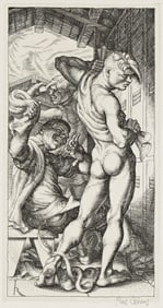 PAUL CADMUS (1904 - 1999) Horseplay.