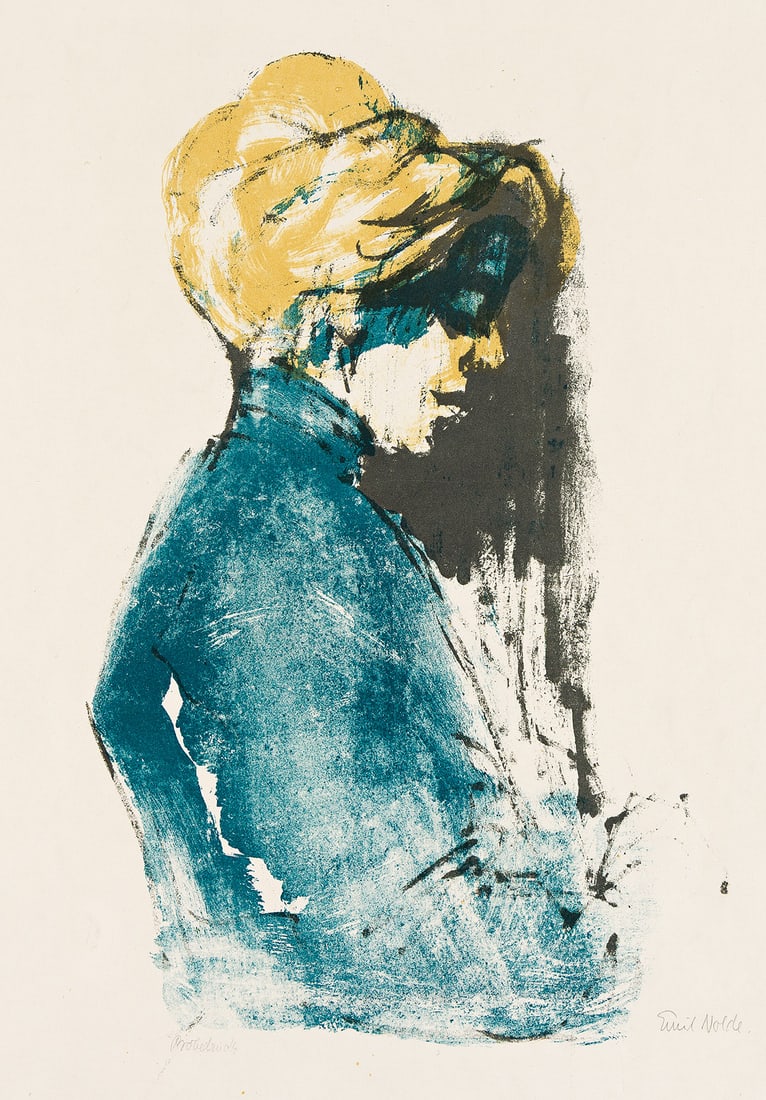 EMIL NOLDE (1867 - 1956) Alice. (1 of 1)